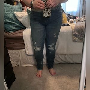 Judy Blue Patched Distressed Jeans